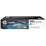 Afbeelding van HP L0R13A nr. 981Y inktcartridge cyaan extra hoge capaciteit (origineel) | HPL0R13A